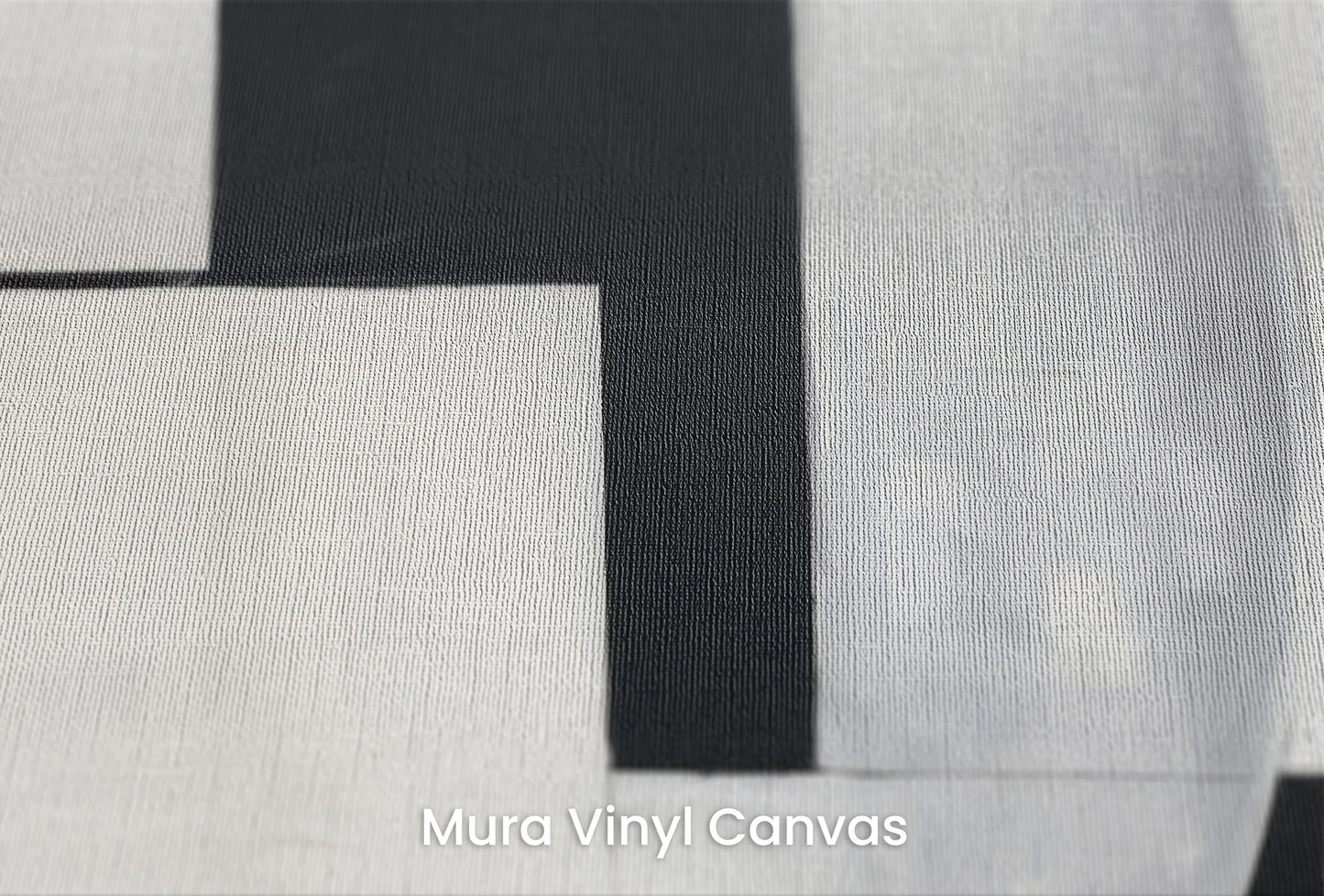 Zbliżenie na artystyczną fototapetę o nazwie Geometric Elegance na podłożu Mura Vinyl Canvas - faktura naturalnego płótna.