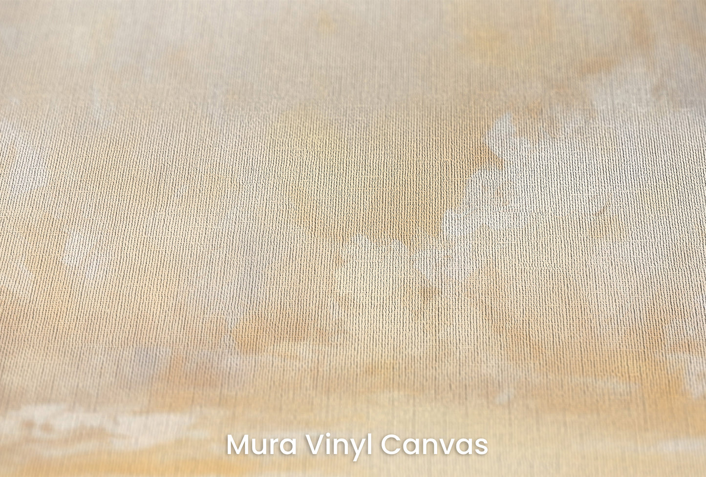 Zbliżenie na artystyczną fototapetę o nazwie GOLDEN HORIZON AWE na podłożu Mura Vinyl Canvas - faktura naturalnego płótna.