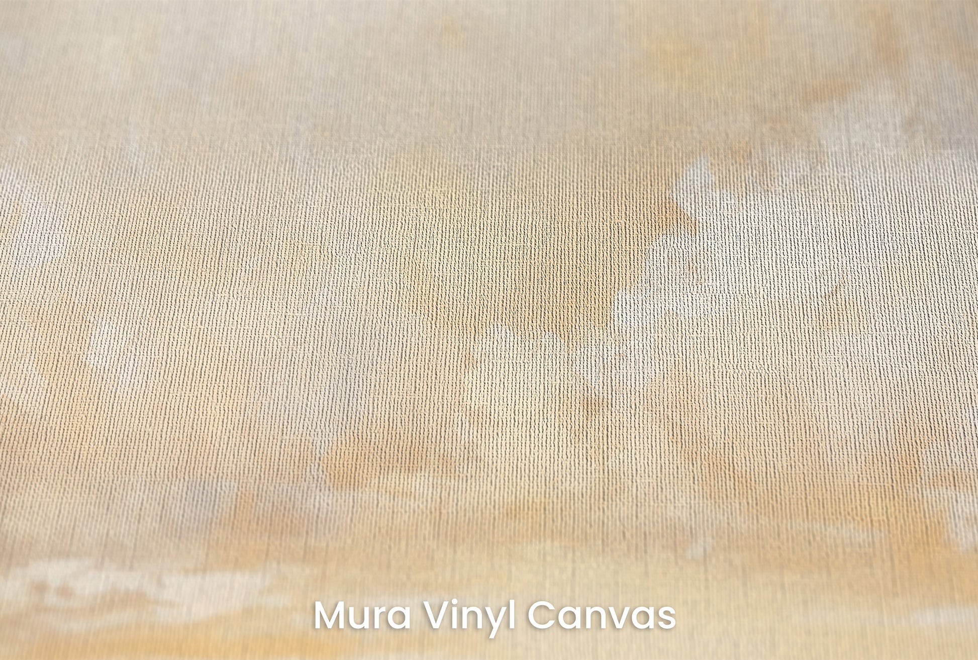 Zbliżenie na artystyczną fototapetę o nazwie GOLDEN HORIZON AWE na podłożu Mura Vinyl Canvas - faktura naturalnego płótna.