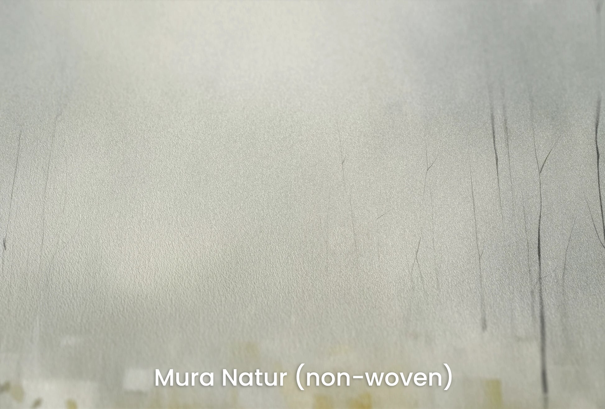 Zbliżenie na artystyczną fototapetę o nazwie Zatopione w Mgle na podłożu Mura Natur (non-woven) - naturalne i ekologiczne podłoże.