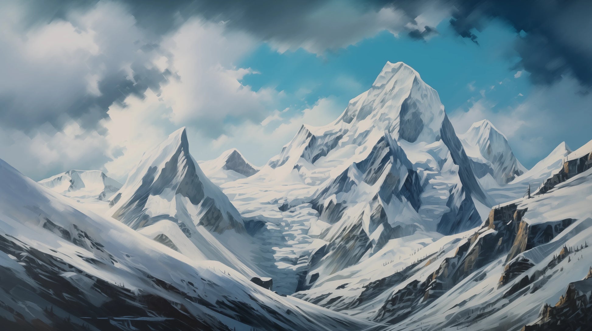 Prezentacja całego wzoru fototapety o nazwie Arctic Majesty