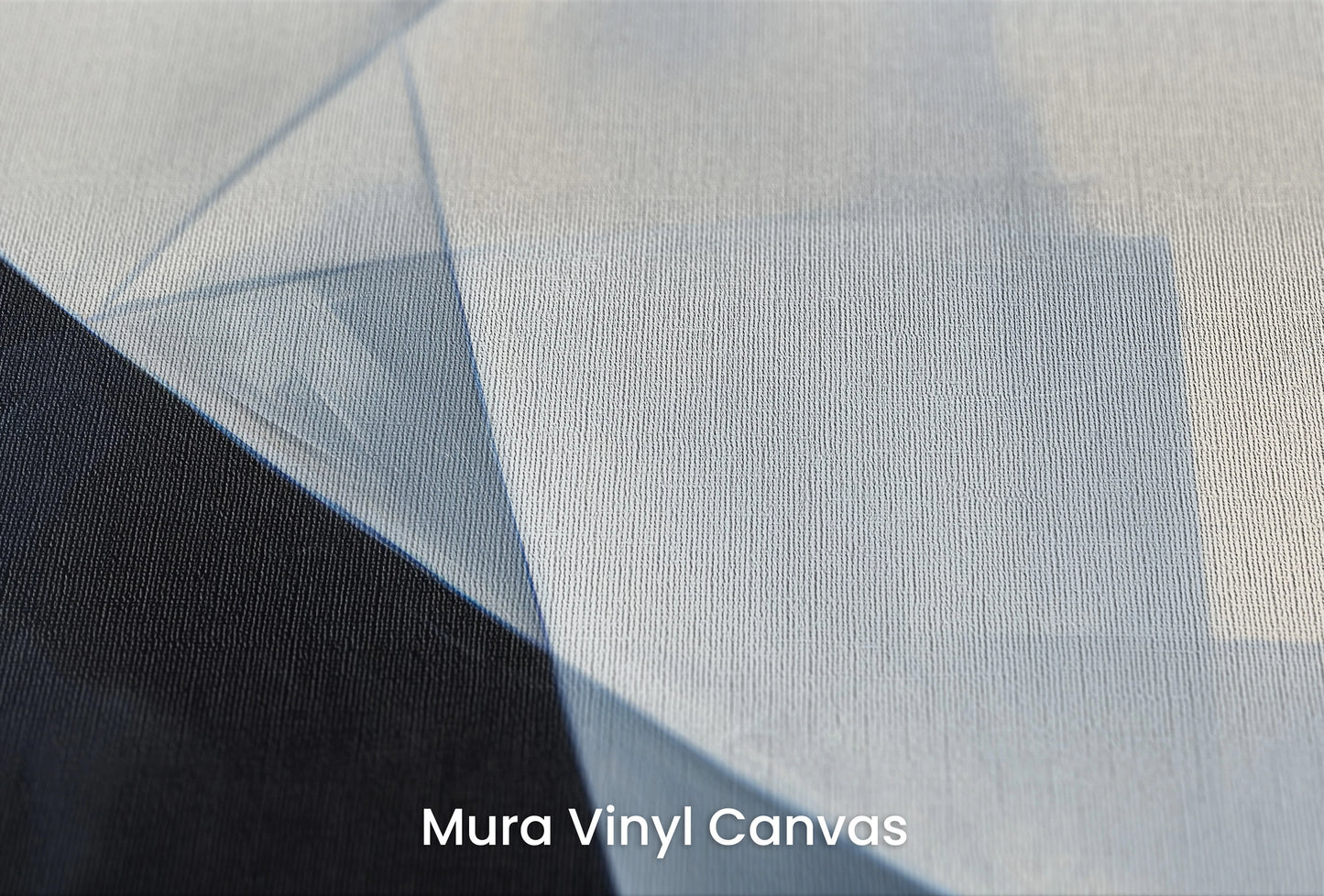 Zbliżenie na artystyczną fototapetę o nazwie Dynamic Contrast #3 na podłożu Mura Vinyl Canvas - faktura naturalnego płótna.