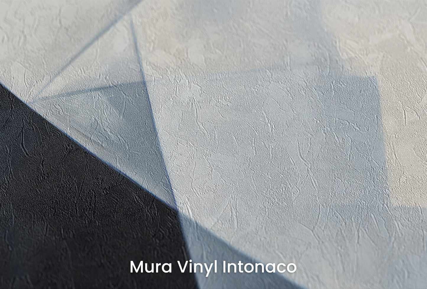 Zbliżenie na artystyczną fototapetę o nazwie Dynamic Contrast #3 na podłożu Mura Vinyl Intonaco - struktura tartego tynku.