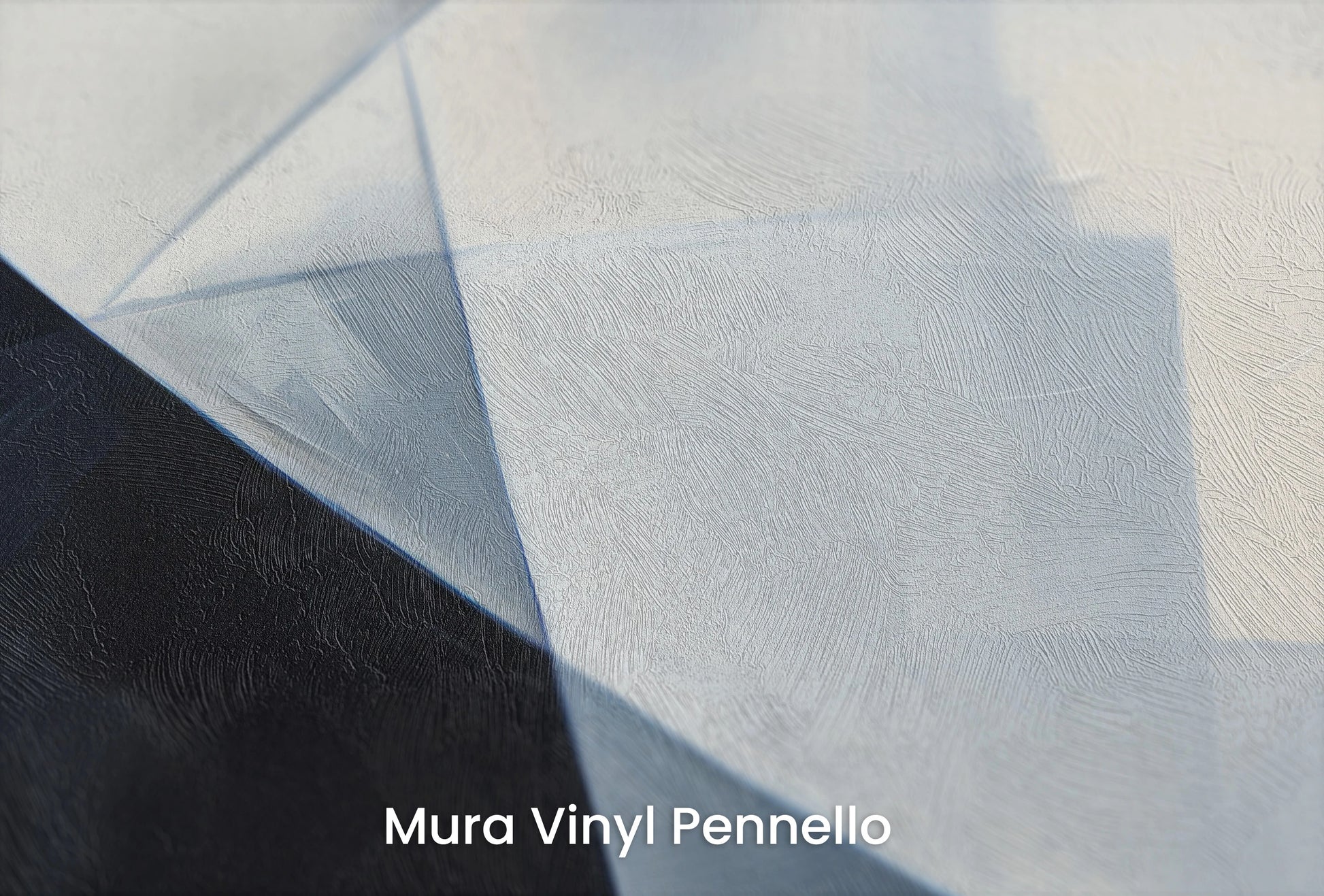 Zbliżenie na artystyczną fototapetę o nazwie Dynamic Contrast #3 na podłożu Mura Vinyl Pennello - faktura pociągnięć pędzla malarskiego.