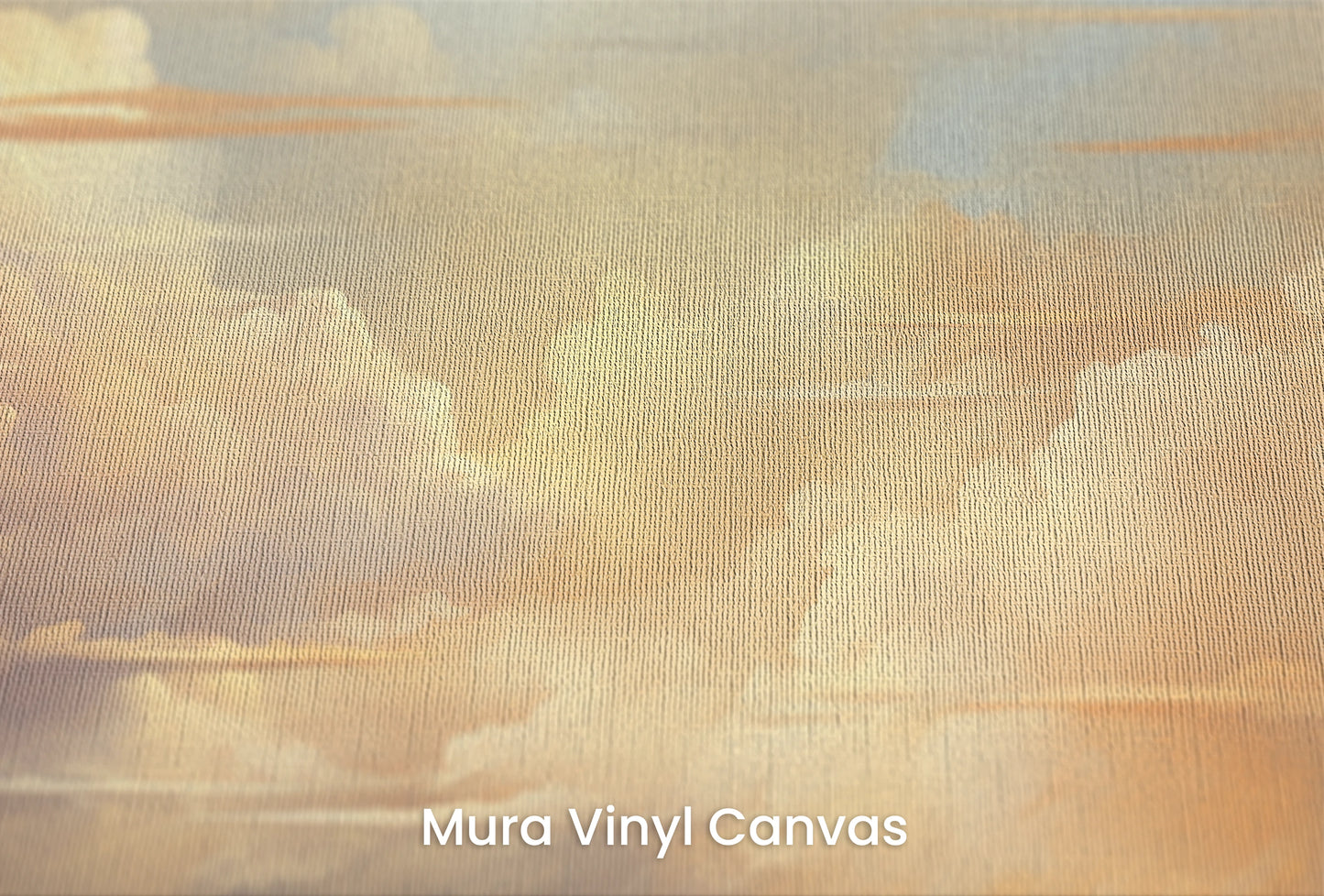Zbliżenie na artystyczną fototapetę o nazwie Dawn Whisper na podłożu Mura Vinyl Canvas - faktura naturalnego płótna.