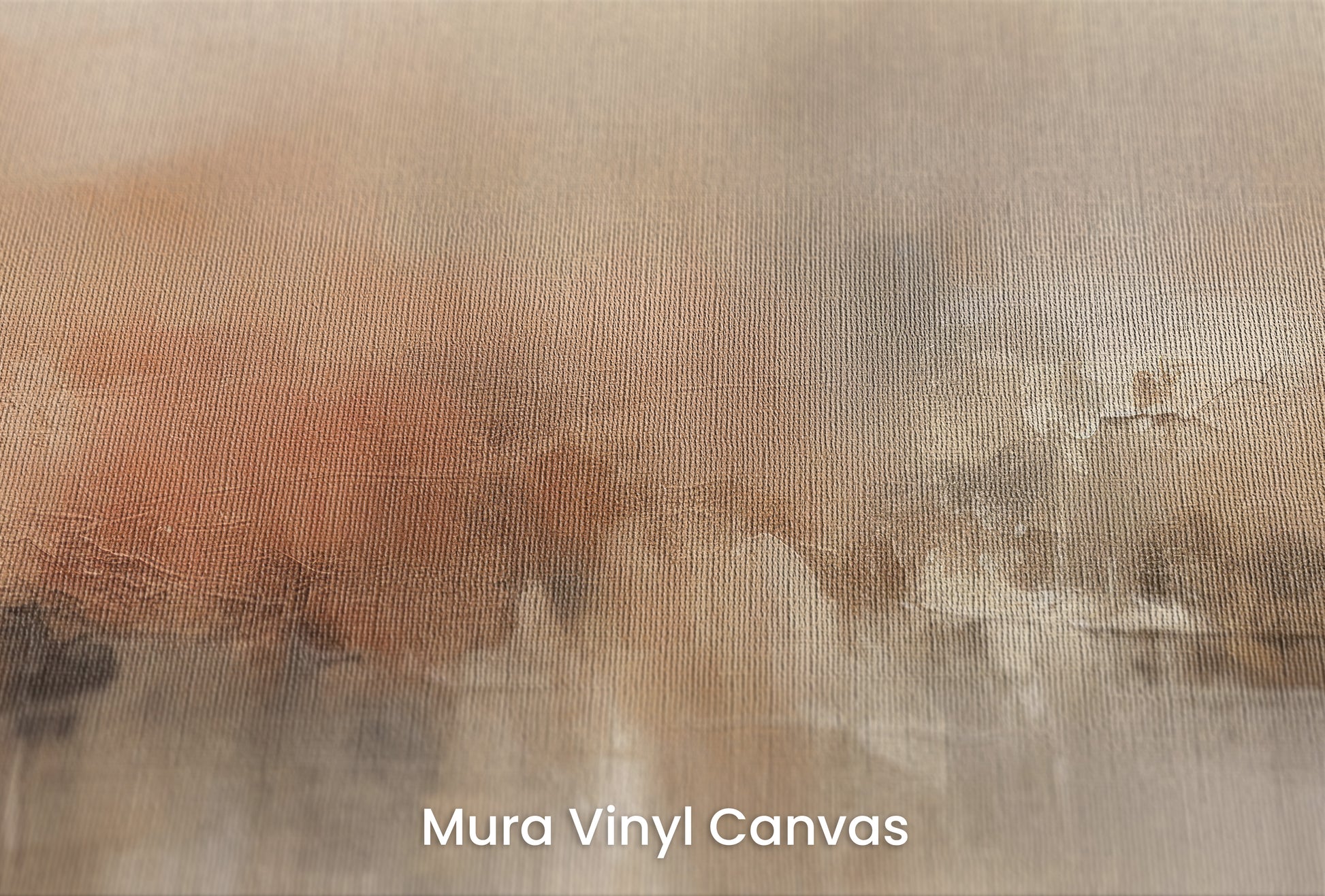 Zbliżenie na artystyczną fototapetę o nazwie AUTUMN HAZE HARMONY na podłożu Mura Vinyl Canvas - faktura naturalnego płótna.