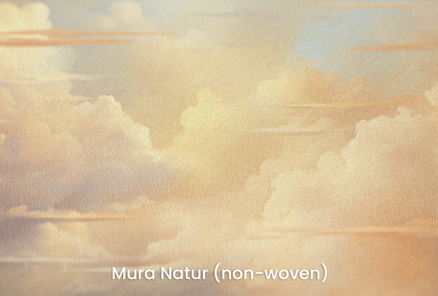 Zbliżenie na artystyczną fototapetę o nazwie Dawn Whisper na podłożu Mura Natur (non-woven) - naturalne i ekologiczne podłoże.