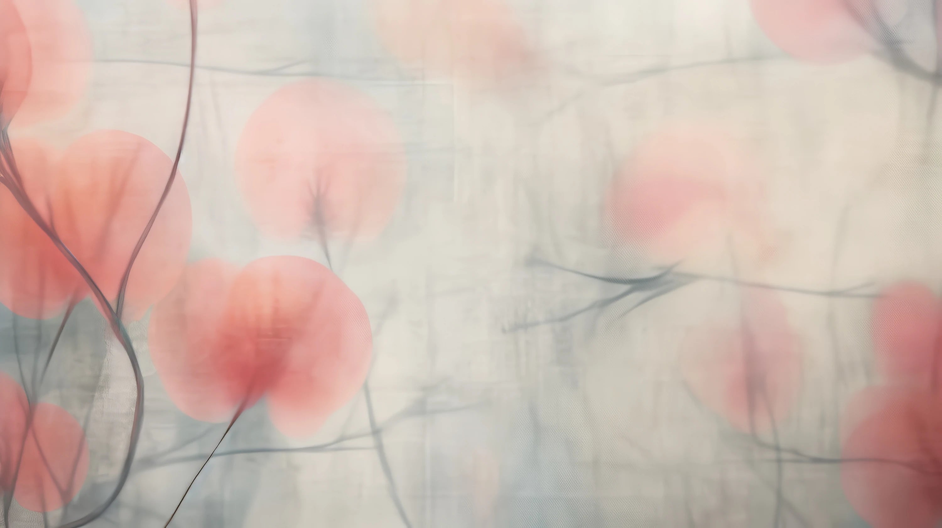 Pattern preview: Prezentacja całego wzoru fototapety o nazwie Veiled Flora