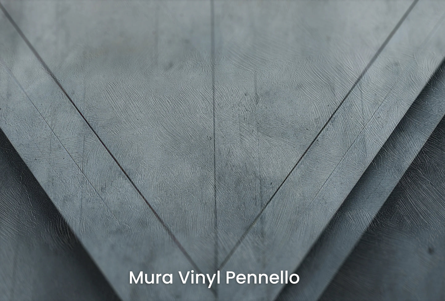 Zbliżenie na artystyczną fototapetę o nazwie Architectural Play na podłożu Mura Vinyl Pennello - faktura pociągnięć pędzla malarskiego.
