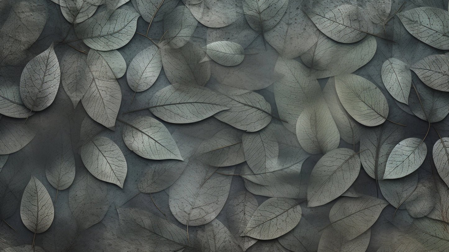 Prezentacja całego wzoru fototapety o nazwie Whispering Leaves #3