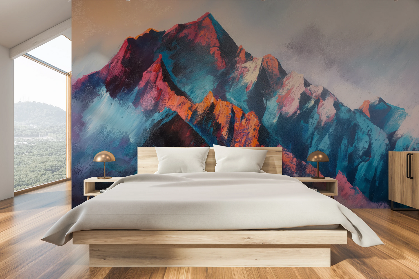 Fototapeta o nazwie Colorful Summit użyta w aranzacji wnętrza.