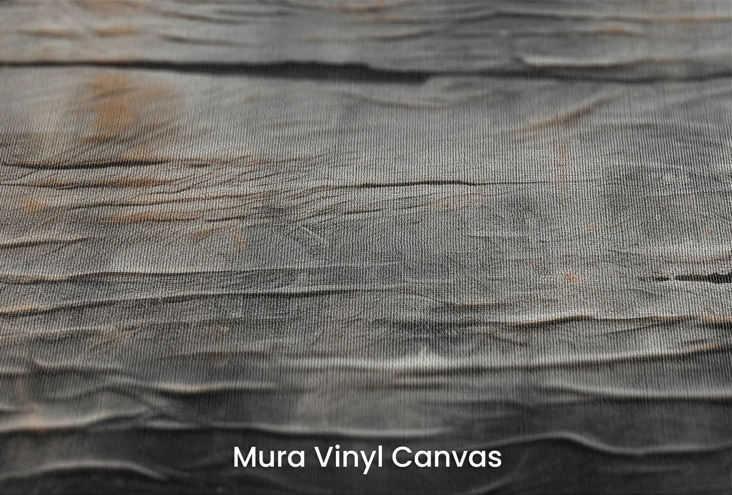 Zbliżenie na artystyczną fototapetę o nazwie Graphite Current na podłożu Mura Vinyl Canvas - faktura naturalnego płótna.