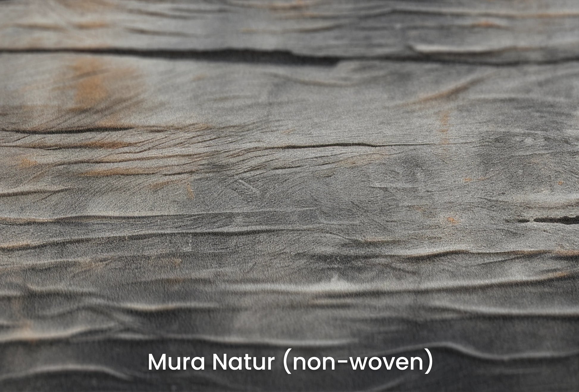 Zbliżenie na artystyczną fototapetę o nazwie Graphite Current na podłożu Mura Natur (non-woven) - naturalne i ekologiczne podłoże.