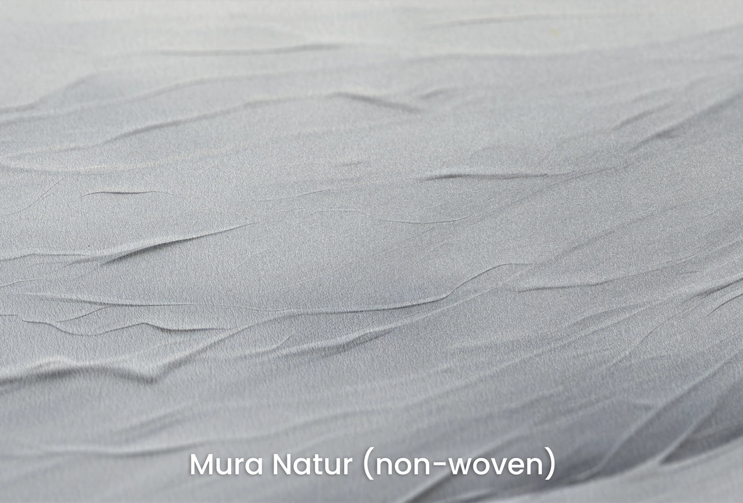 Zbliżenie na artystyczną fototapetę o nazwie Arctic Flow na podłożu Mura Natur (non-woven) - naturalne i ekologiczne podłoże.