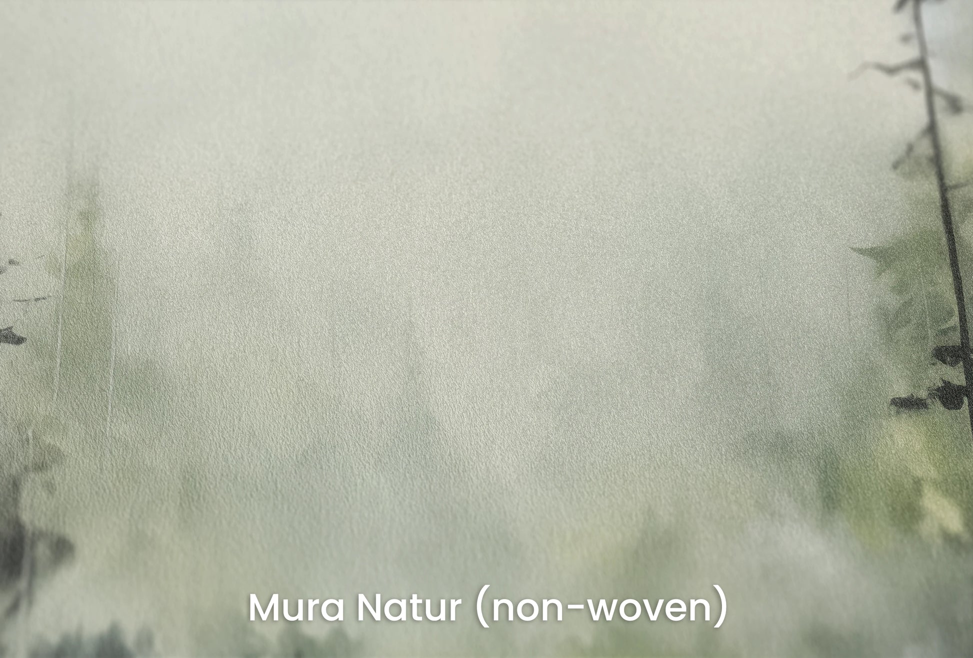 Zbliżenie na artystyczną fototapetę o nazwie Szarości i Odbicia na podłożu Mura Natur (non-woven) - naturalne i ekologiczne podłoże.