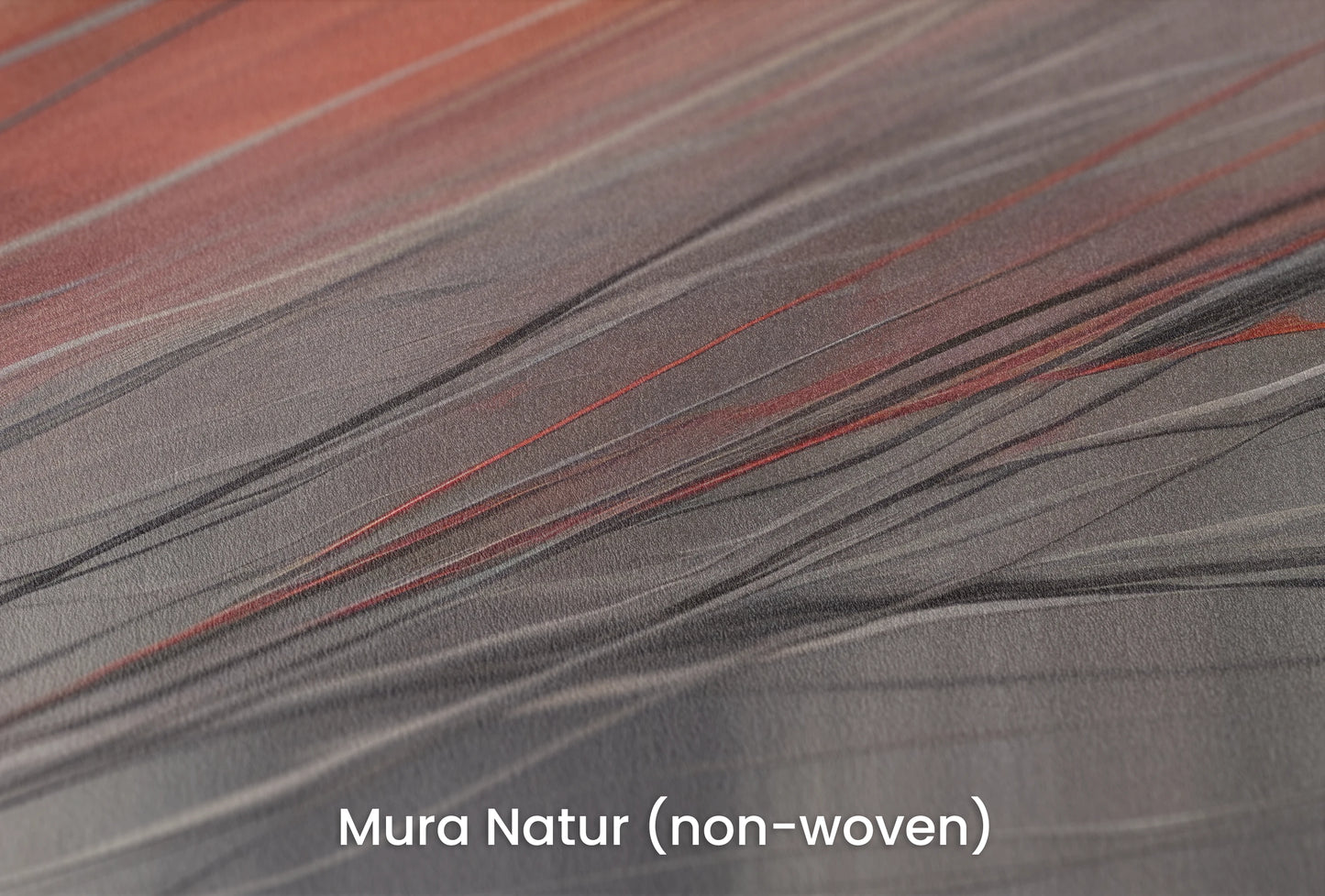 Zbliżenie na artystyczną fototapetę o nazwie Aurora Silk na podłożu Mura Natur (non-woven) - naturalne i ekologiczne podłoże.