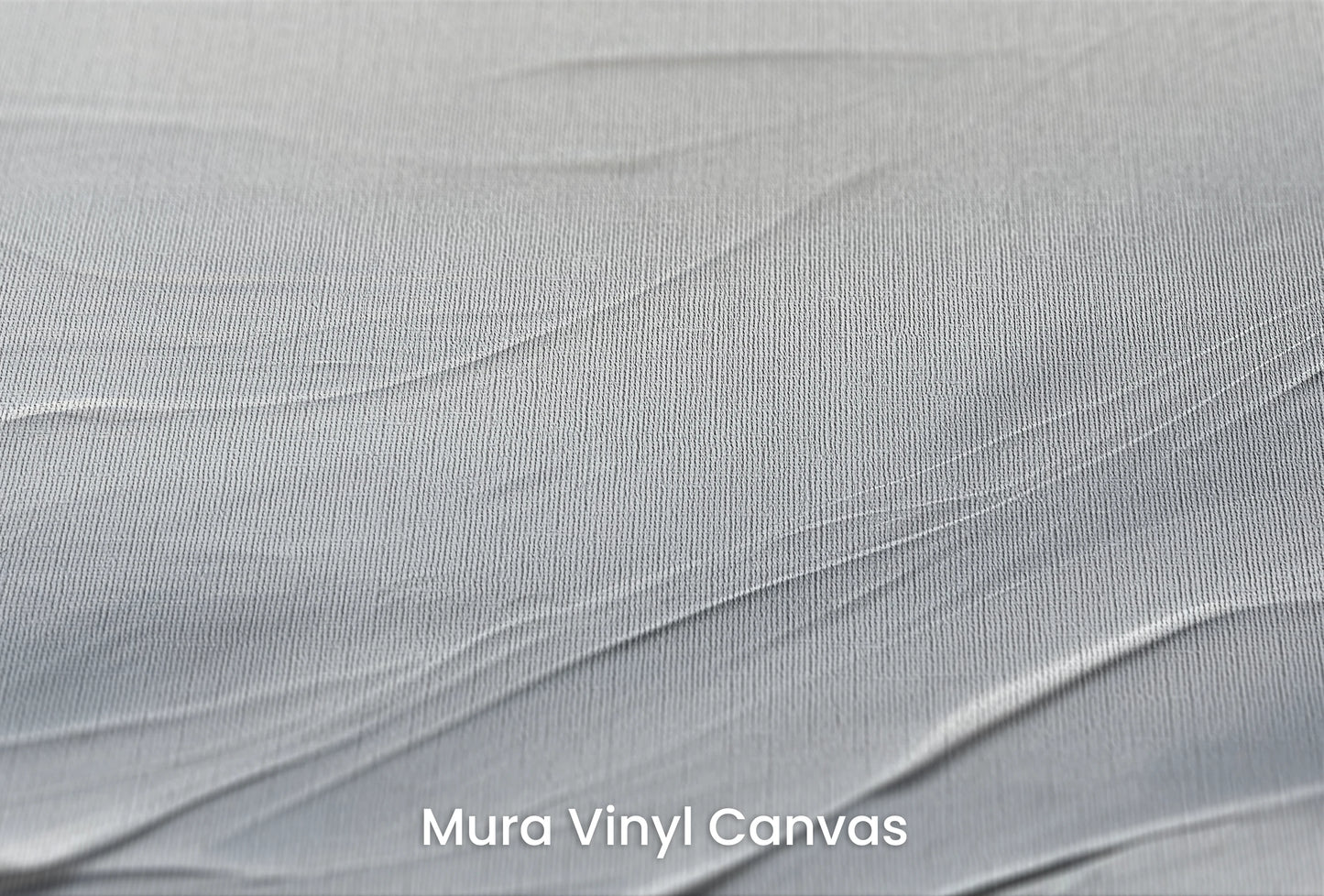 Zbliżenie na artystyczną fototapetę o nazwie Silvered Waves na podłożu Mura Vinyl Canvas - faktura naturalnego płótna.