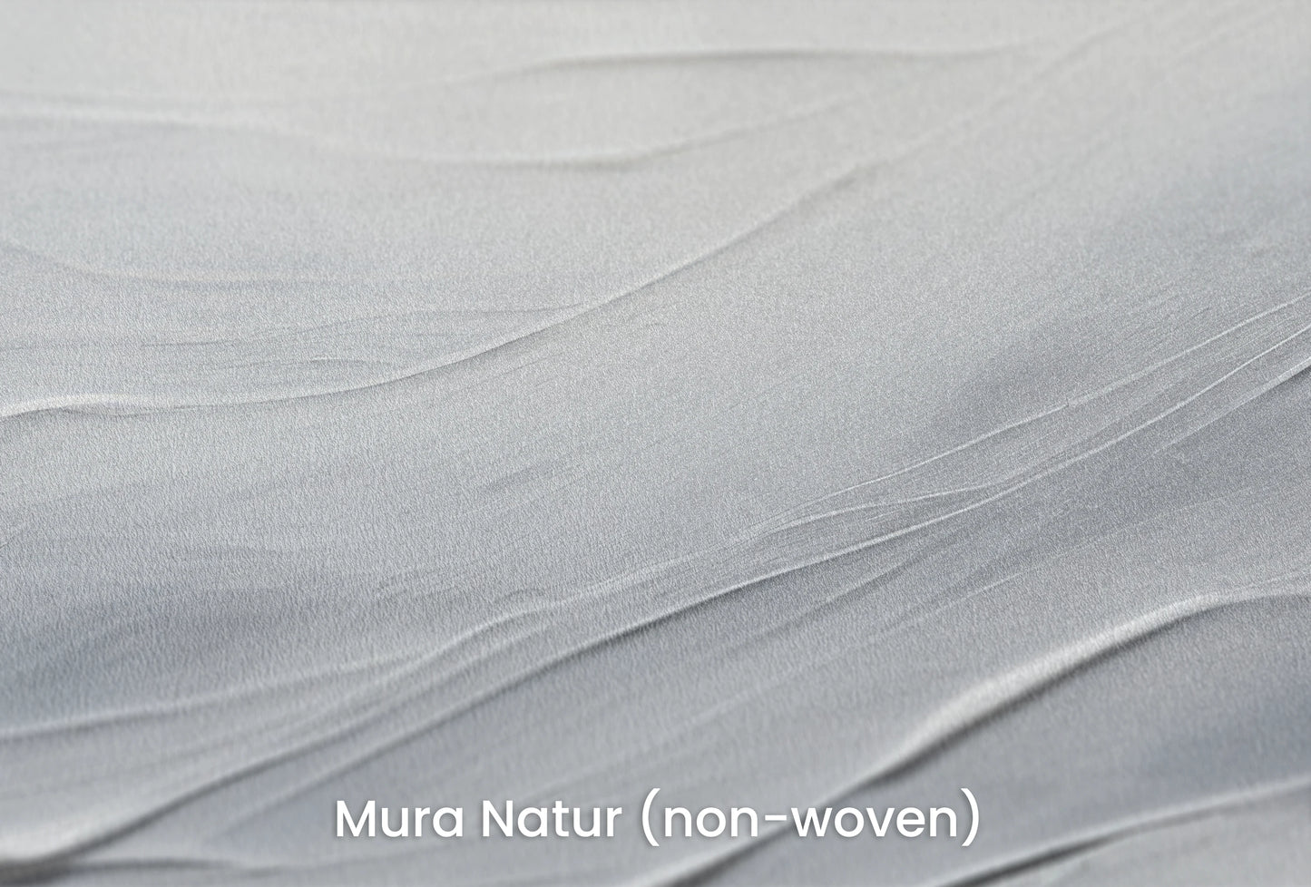 Zbliżenie na artystyczną fototapetę o nazwie Silvered Waves na podłożu Mura Natur (non-woven) - naturalne i ekologiczne podłoże.