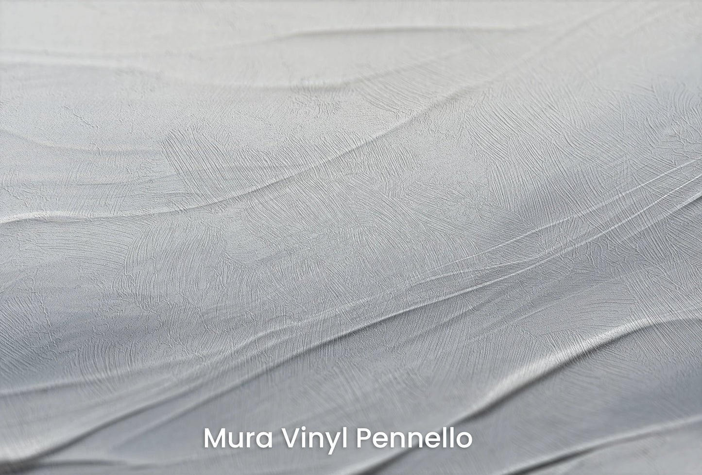 Zbliżenie na artystyczną fototapetę o nazwie Silvered Waves na podłożu Mura Vinyl Pennello - faktura pociągnięć pędzla malarskiego.