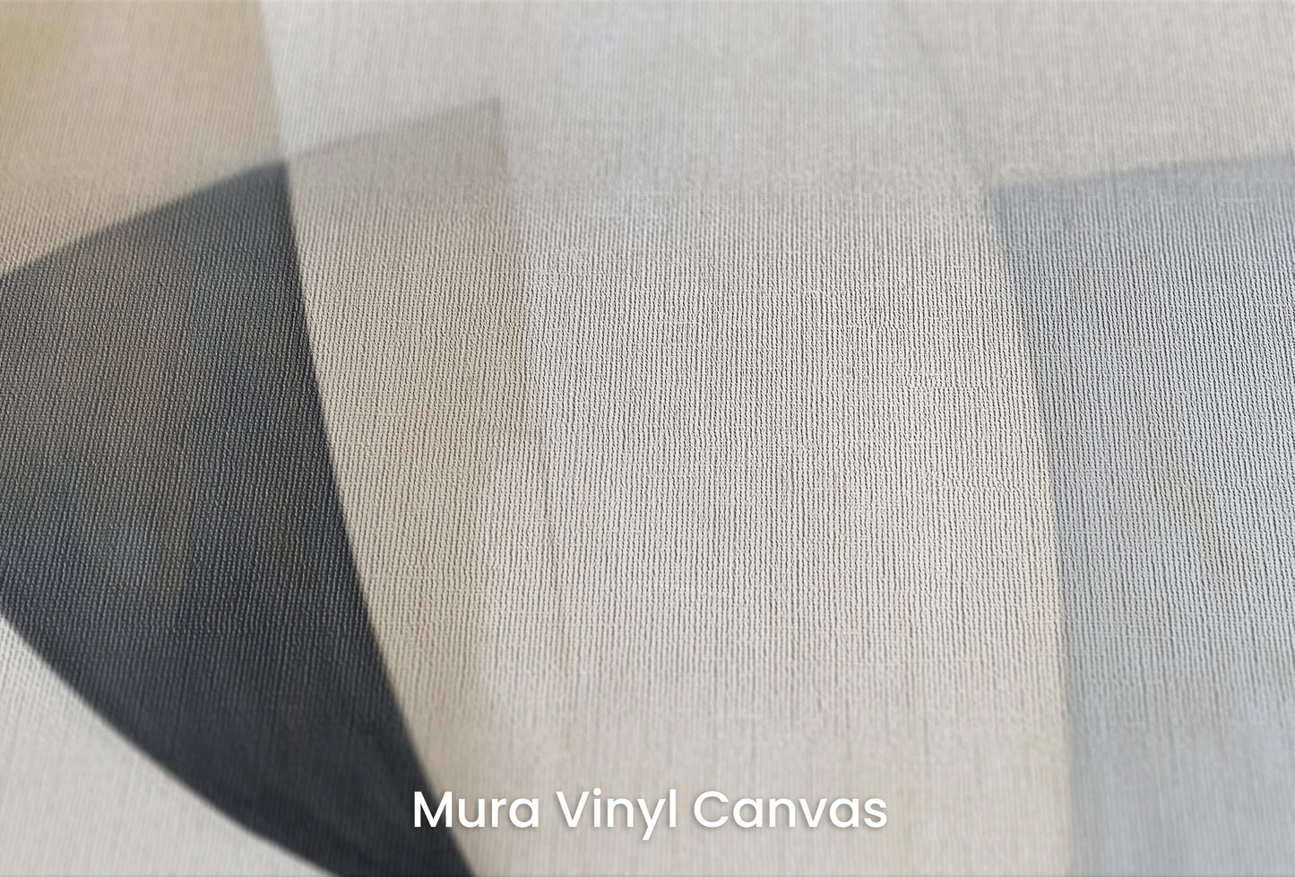 Zbliżenie na artystyczną fototapetę o nazwie Curved Tranquility #2 na podłożu Mura Vinyl Canvas - faktura naturalnego płótna.