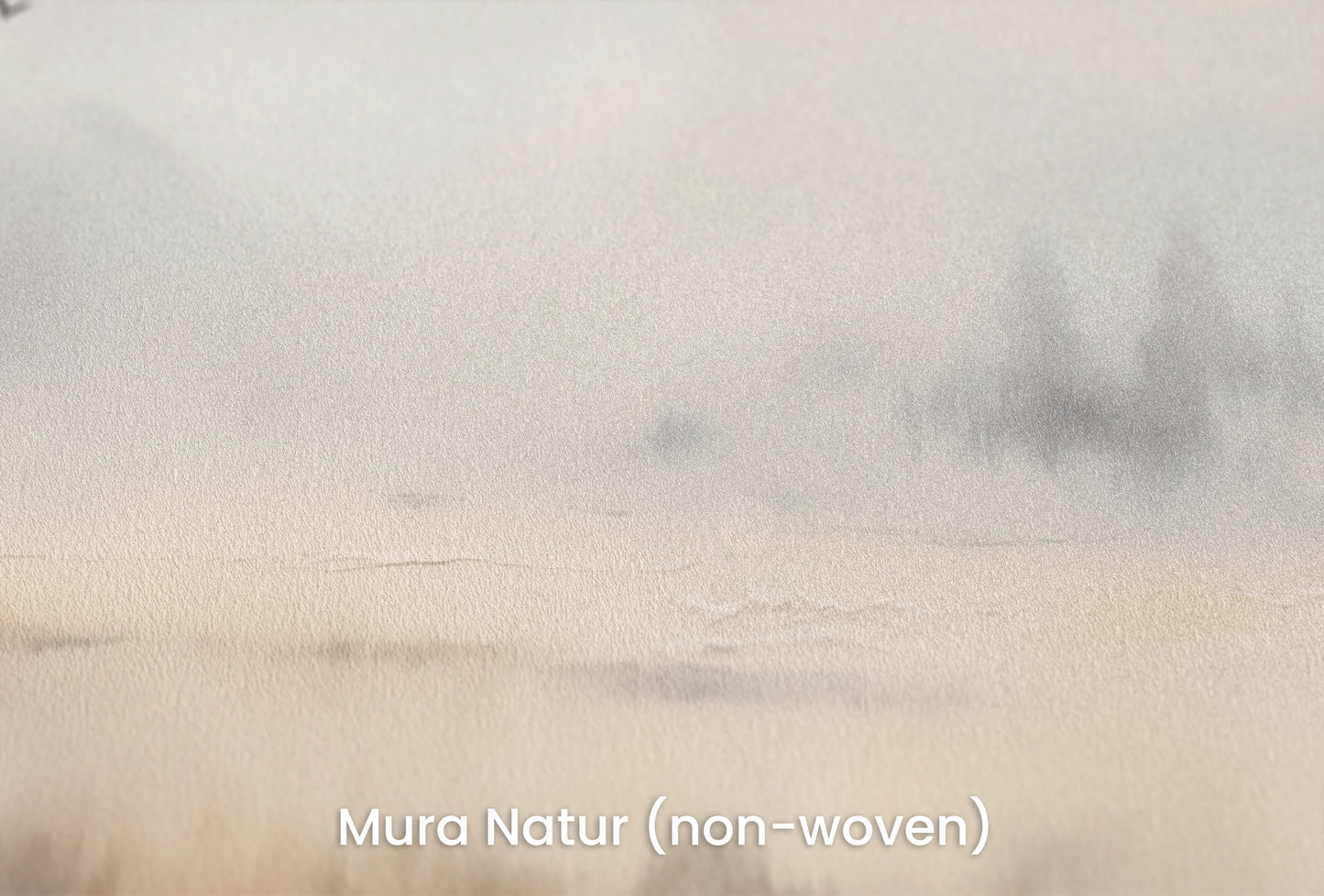 Zbliżenie na artystyczną fototapetę o nazwie Zmierzch nad Bagnem na podłożu Mura Natur (non-woven) - naturalne i ekologiczne podłoże.