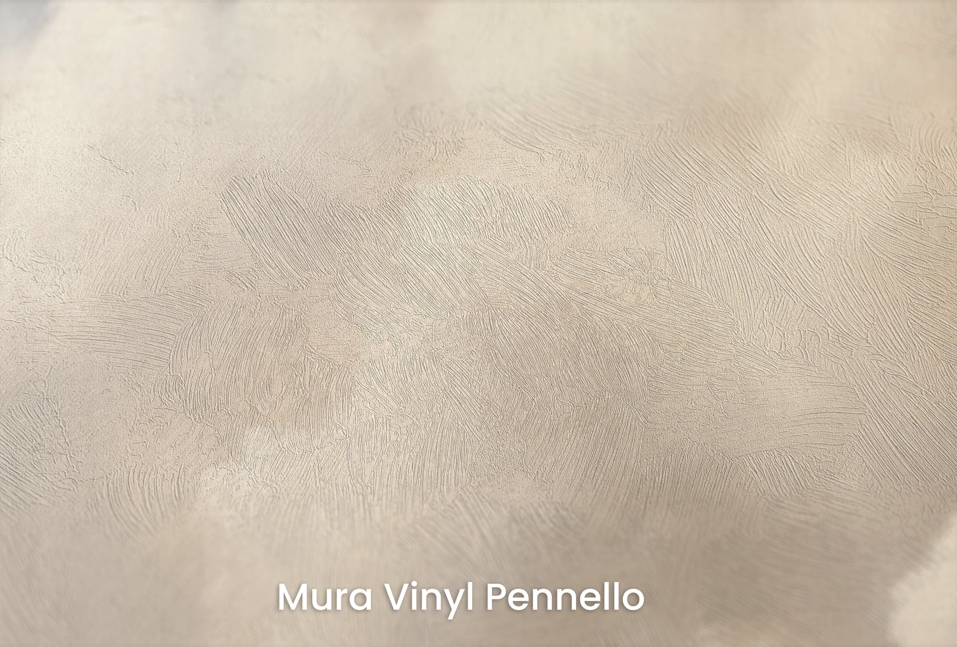 Zbliżenie na artystyczną fototapetę o nazwie HEAVENLY CLOUDS DIVINE GLOW na podłożu Mura Vinyl Pennello - faktura pociągnięć pędzla malarskiego.