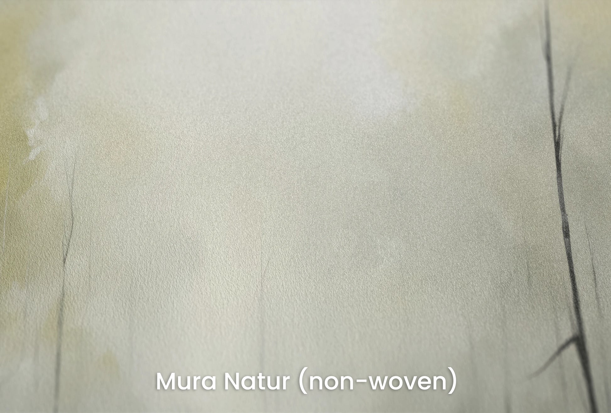 Zbliżenie na artystyczną fototapetę o nazwie Spokój Świtu na podłożu Mura Natur (non-woven) - naturalne i ekologiczne podłoże.