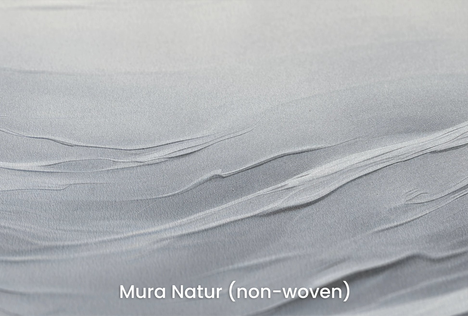 Zbliżenie na artystyczną fototapetę o nazwie Serenity Waves na podłożu Mura Natur (non-woven) - naturalne i ekologiczne podłoże.