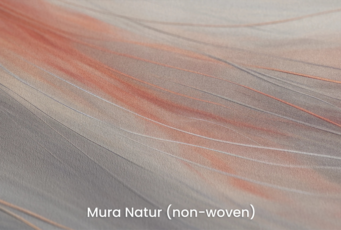 Zbliżenie na artystyczną fototapetę o nazwie Crimson Dusk na podłożu Mura Natur (non-woven) - naturalne i ekologiczne podłoże.