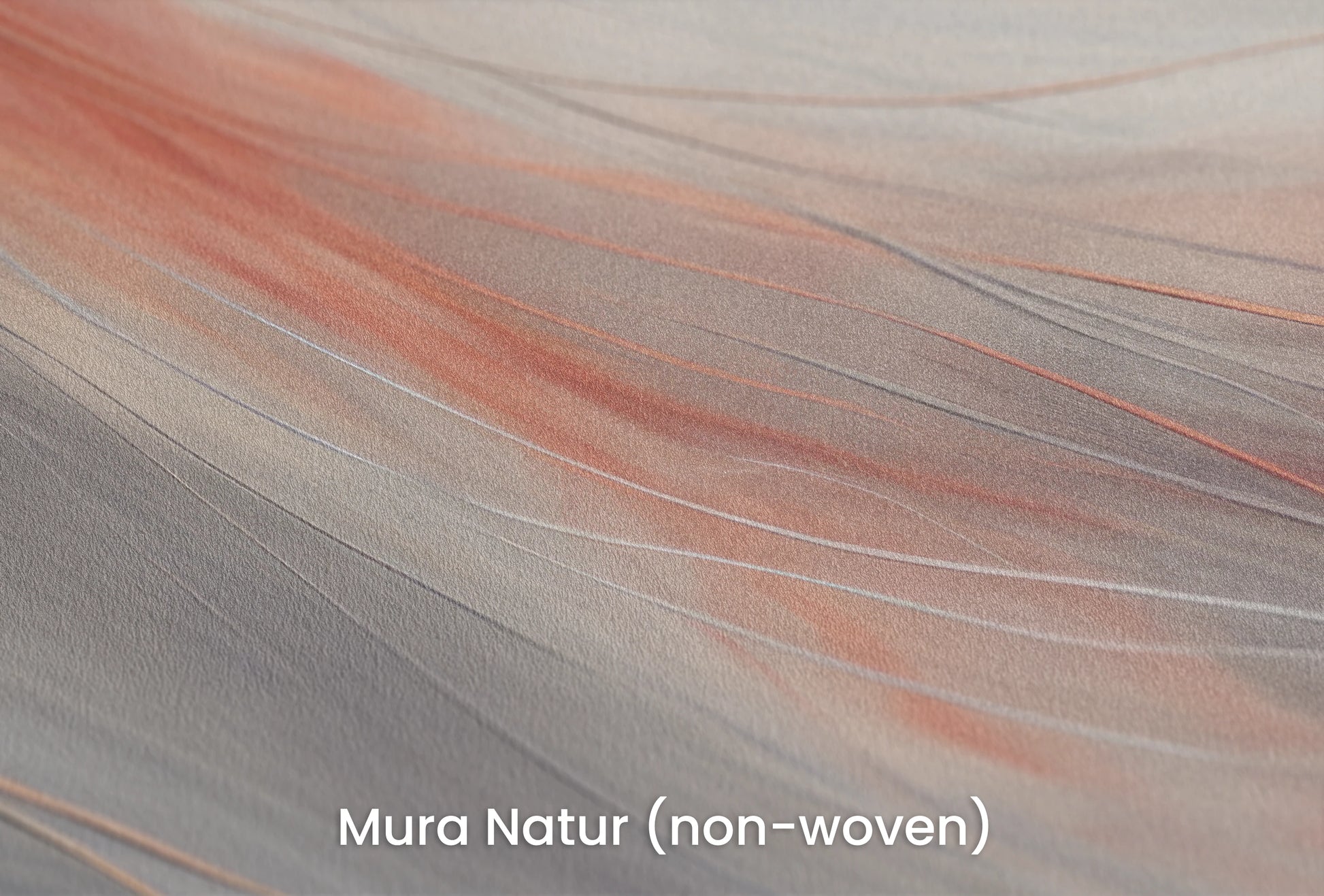 Zbliżenie na artystyczną fototapetę o nazwie Crimson Dusk na podłożu Mura Natur (non-woven) - naturalne i ekologiczne podłoże.