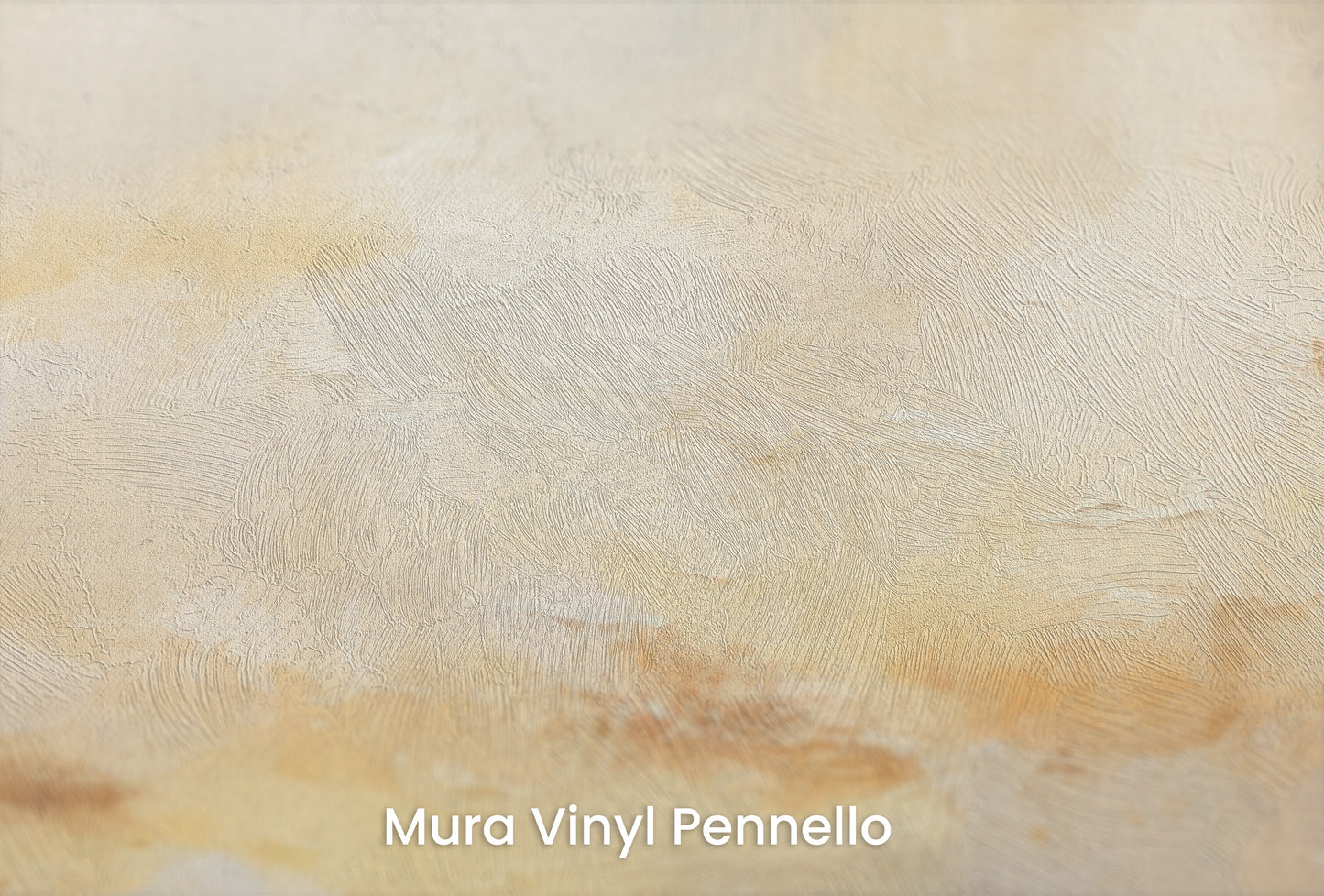 Zbliżenie na artystyczną fototapetę o nazwie SUNLIT CLOUDSCAPE GLORY na podłożu Mura Vinyl Pennello - faktura pociągnięć pędzla malarskiego.