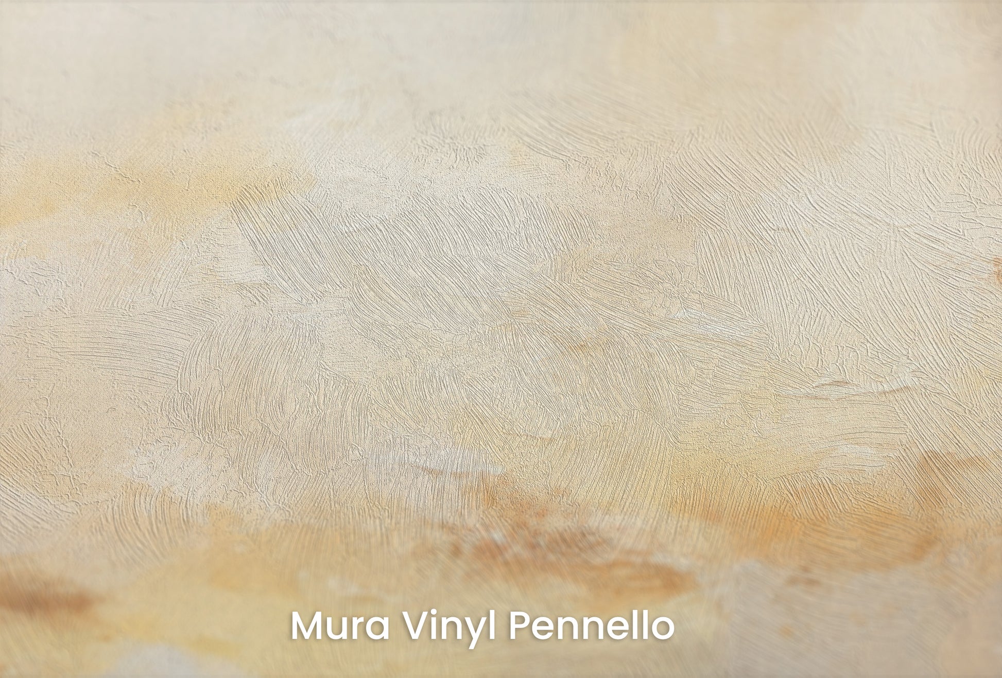 Zbliżenie na artystyczną fototapetę o nazwie SUNLIT CLOUDSCAPE GLORY na podłożu Mura Vinyl Pennello - faktura pociągnięć pędzla malarskiego.