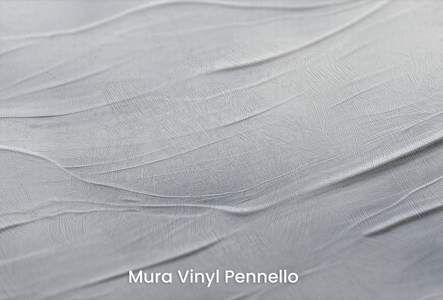 Zbliżenie na artystyczną fototapetę o nazwie Tranquil Current na podłożu Mura Vinyl Pennello - faktura pociągnięć pędzla malarskiego.