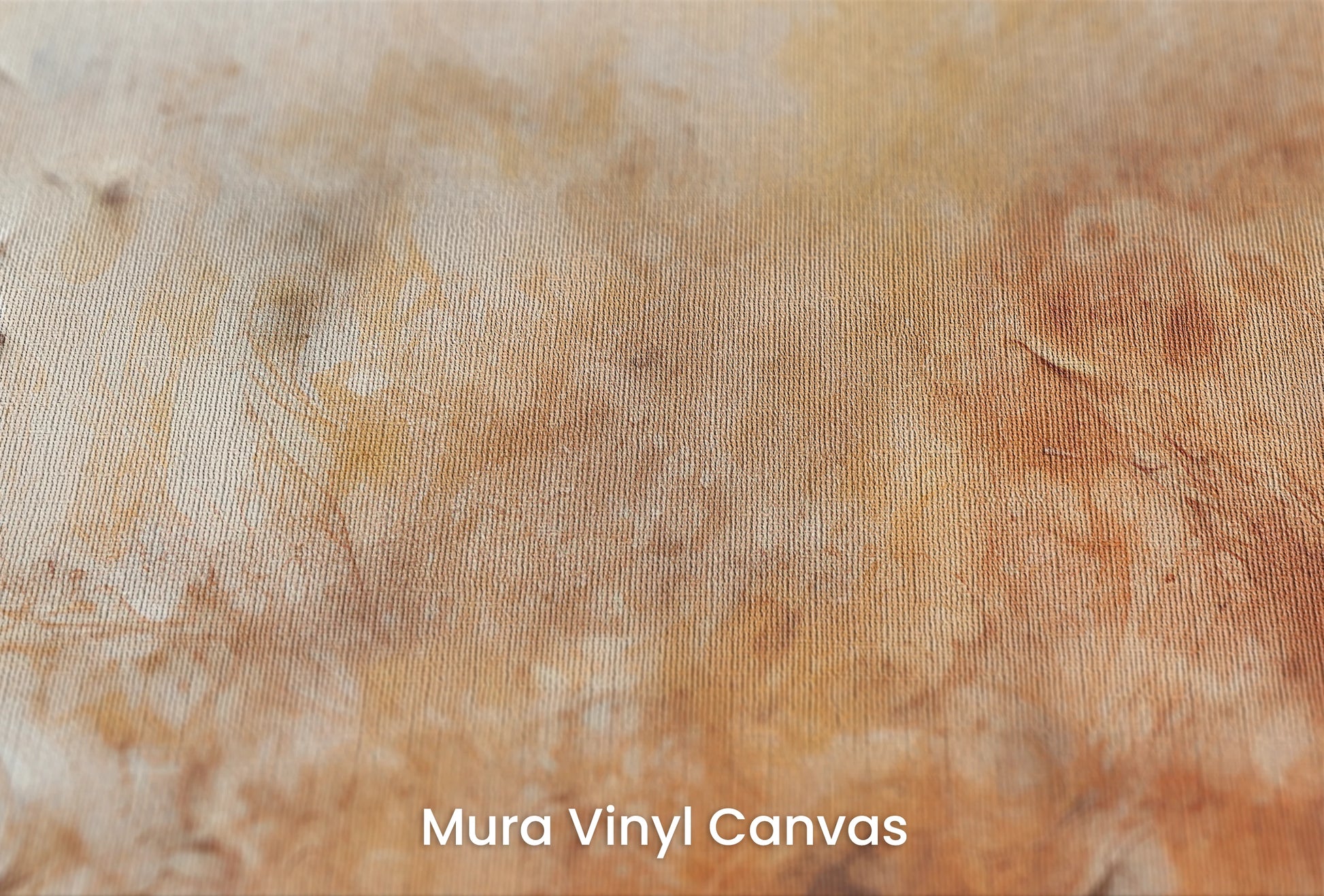 Zbliżenie na artystyczną fototapetę o nazwie Martian Autumn na podłożu Mura Vinyl Canvas - faktura naturalnego płótna.