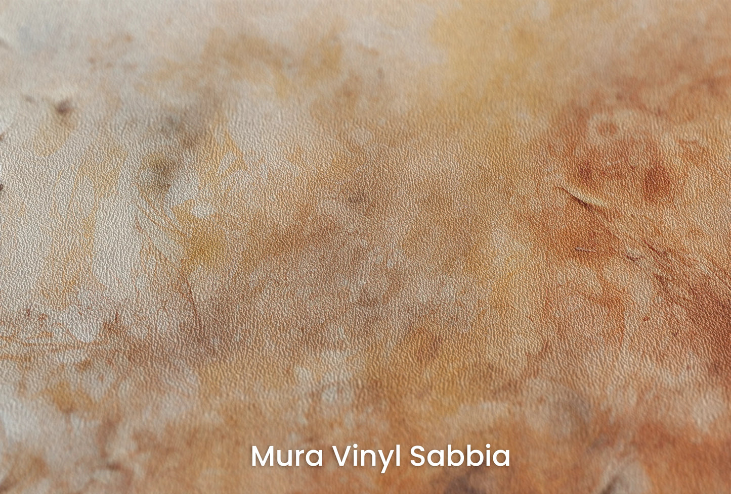 Zbliżenie na artystyczną fototapetę o nazwie Martian Autumn na podłożu Mura Vinyl Sabbia struktura grubego ziarna piasku.