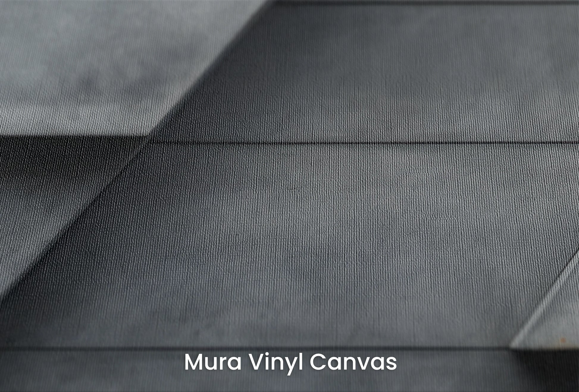 Zbliżenie na artystyczną fototapetę o nazwie Modern Layers na podłożu Mura Vinyl Canvas - faktura naturalnego płótna.