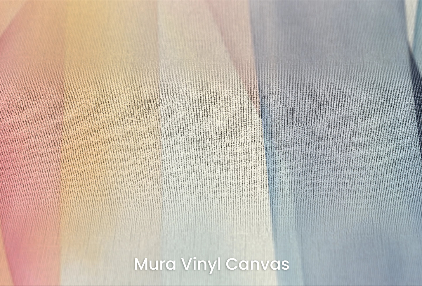 Zbliżenie na artystyczną fototapetę o nazwie Pastel Geometry na podłożu Mura Vinyl Canvas - faktura naturalnego płótna.