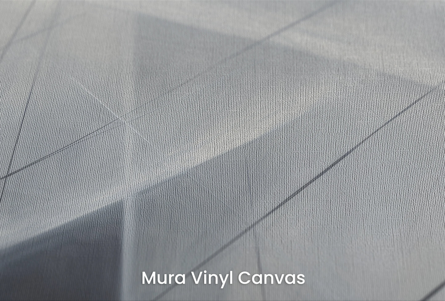 Zbliżenie na artystyczną fototapetę o nazwie Monochrome Network na podłożu Mura Vinyl Canvas - faktura naturalnego płótna.