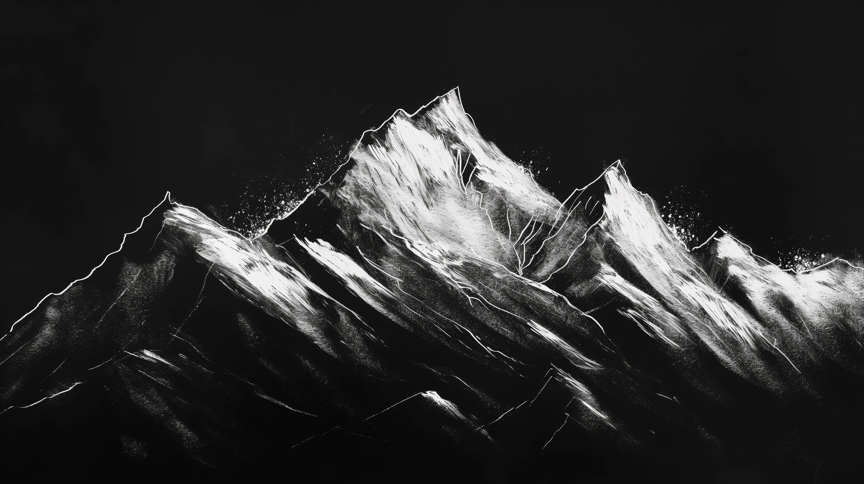Mustervorschau: Prezentacja całego wzoru fototapety o nazwie Charcoal Edges