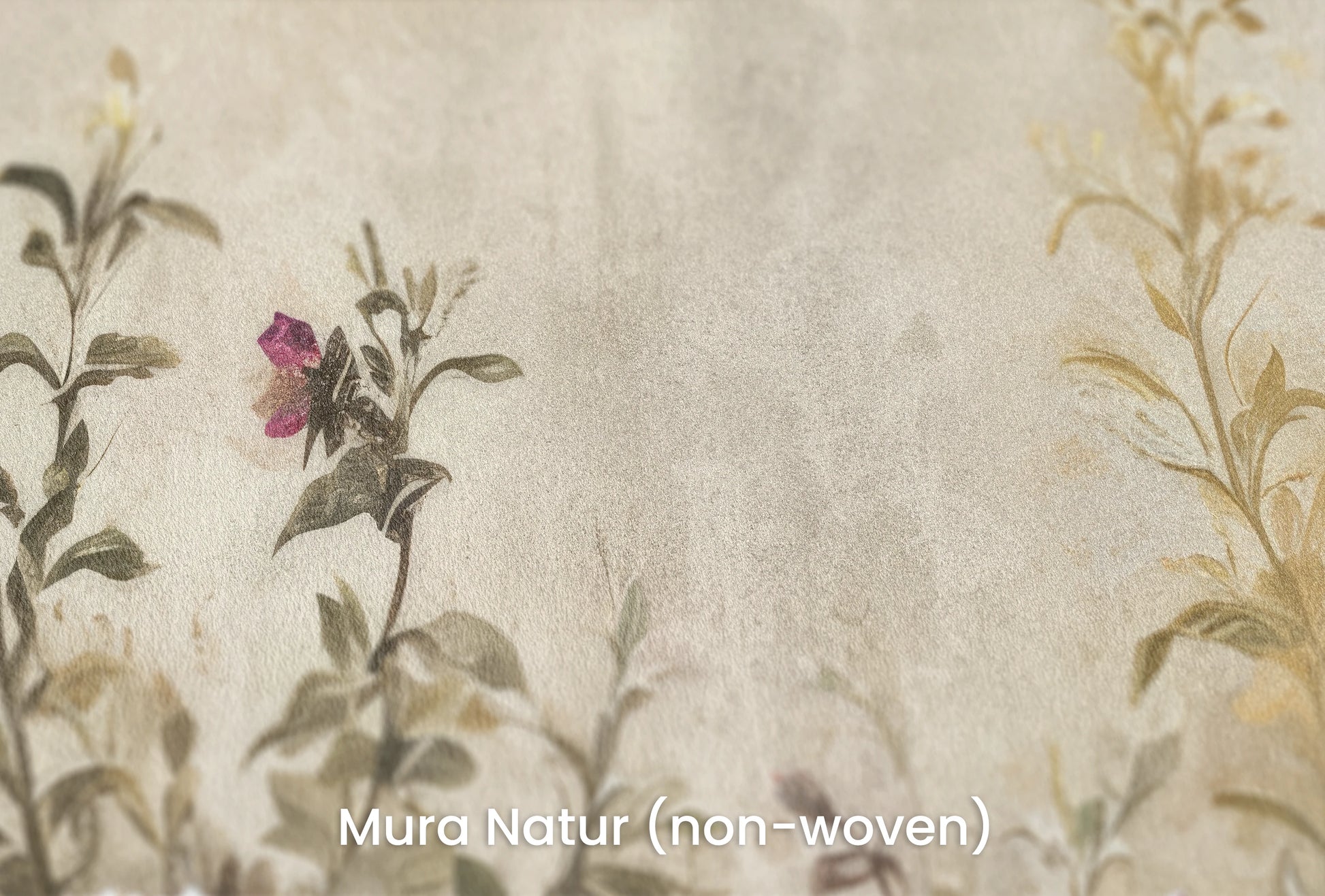 Zbliżenie na artystyczną fototapetę o nazwie Renaissance Garden na podłożu Mura Natur (non-woven) - naturalne i ekologiczne podłoże.