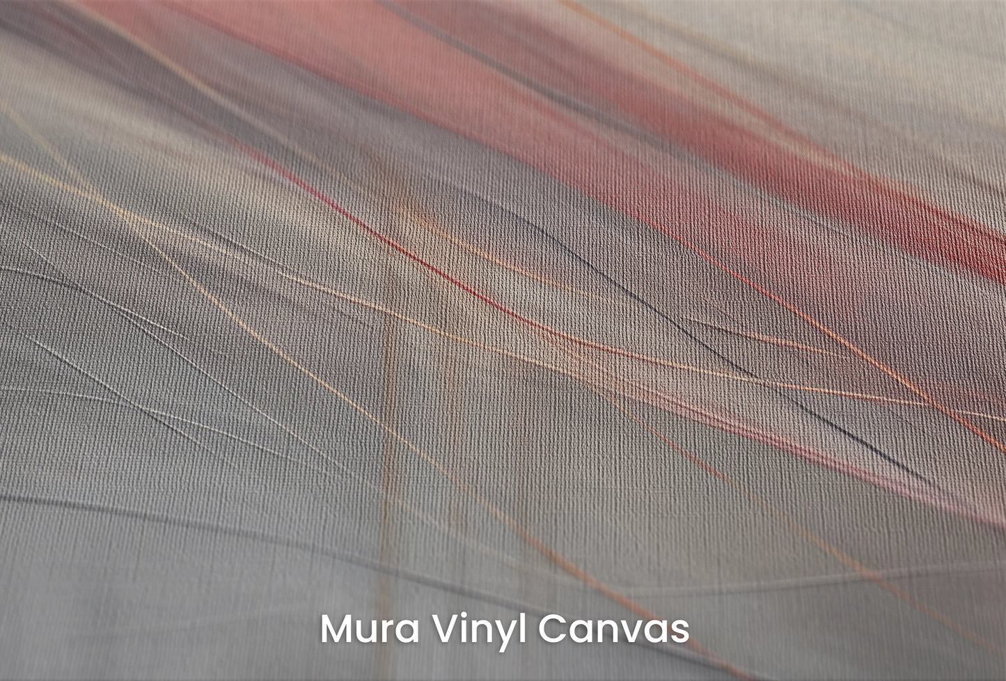 Zbliżenie na artystyczną fototapetę o nazwie Rustic Elegance na podłożu Mura Vinyl Canvas - faktura naturalnego płótna.
