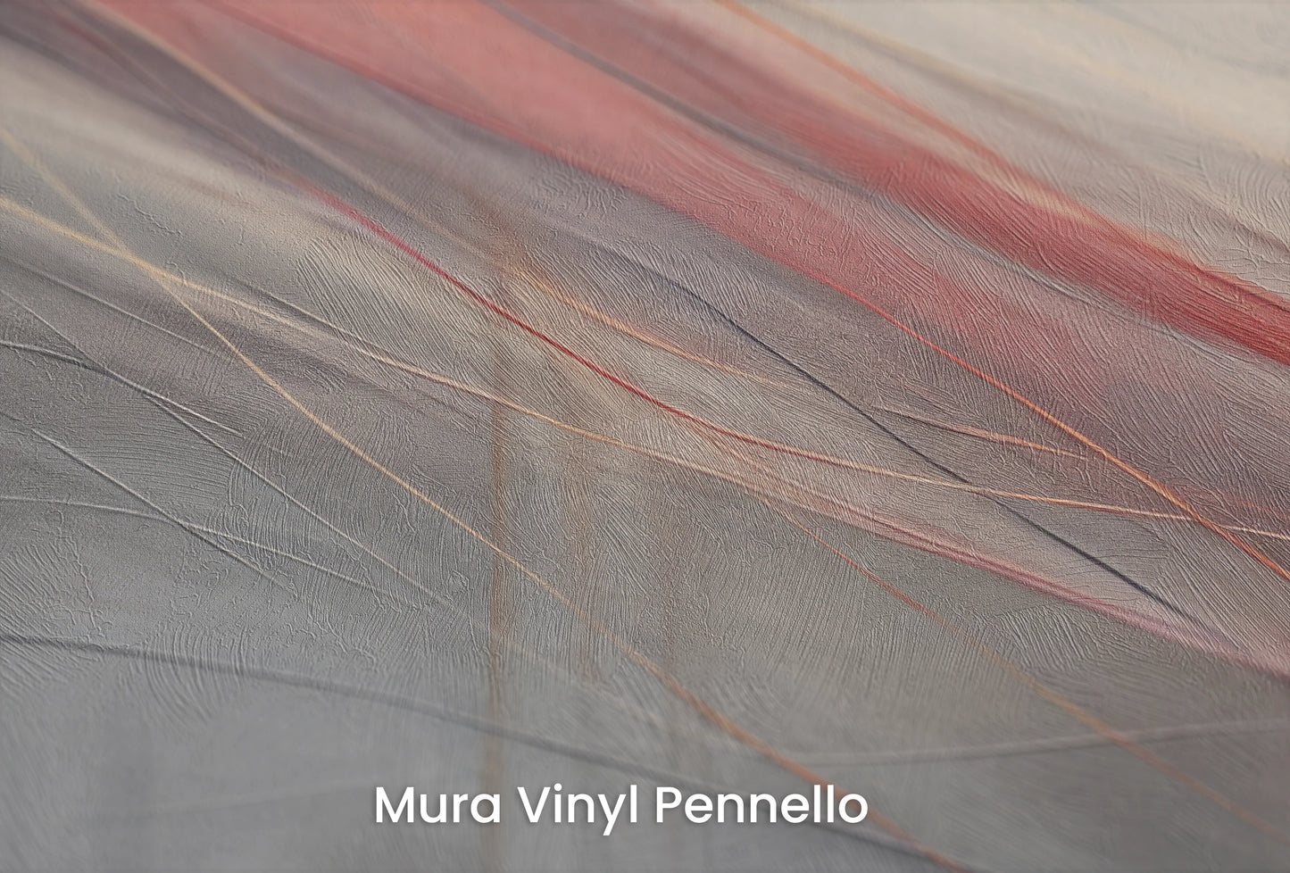 Zbliżenie na artystyczną fototapetę o nazwie Rustic Elegance na podłożu Mura Vinyl Pennello - faktura pociągnięć pędzla malarskiego.