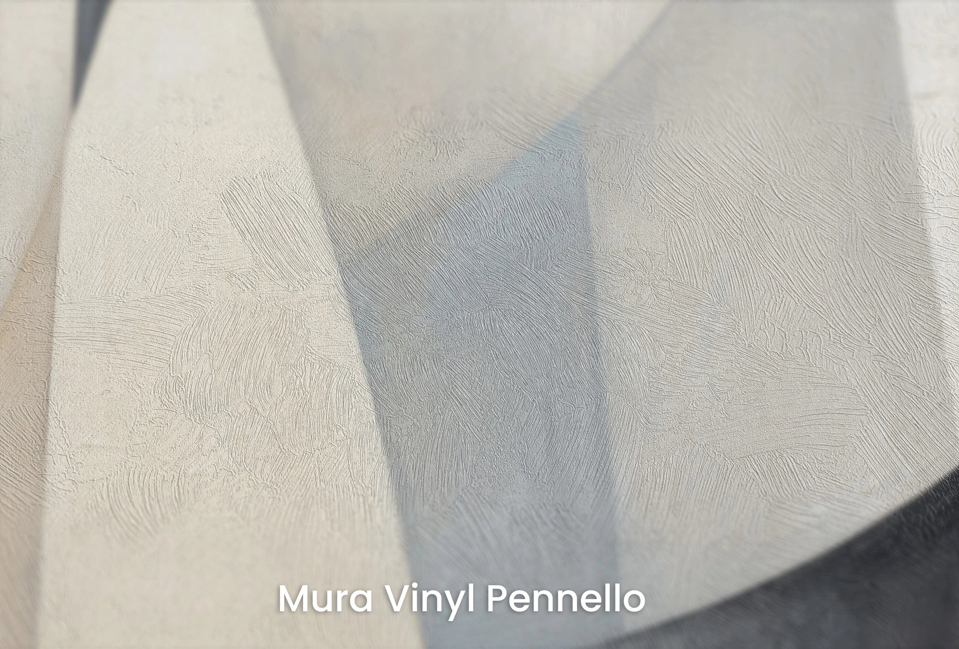 Zbliżenie na artystyczną fototapetę o nazwie Soft Geometric Blends na podłożu Mura Vinyl Pennello - faktura pociągnięć pędzla malarskiego.