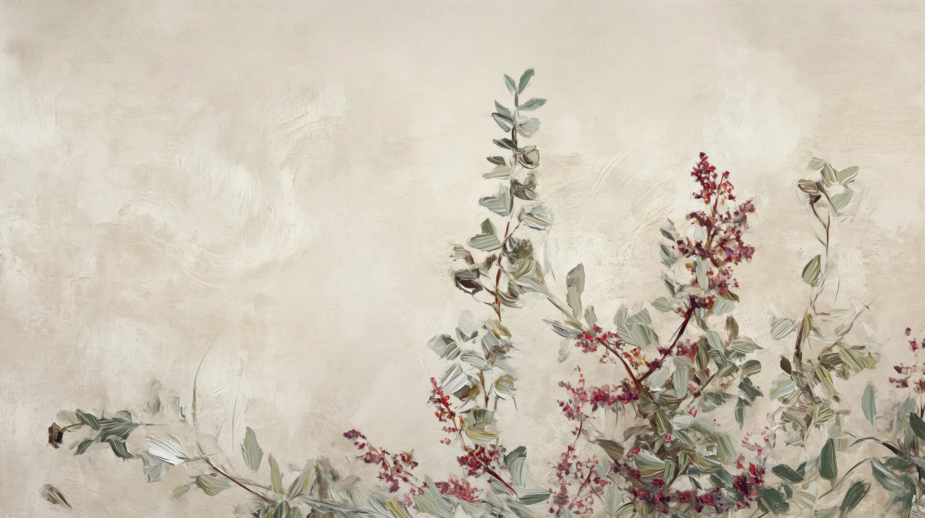 Podgląd wzoru: Prezentacja całego wzoru fototapety o nazwie Old Master's Flora