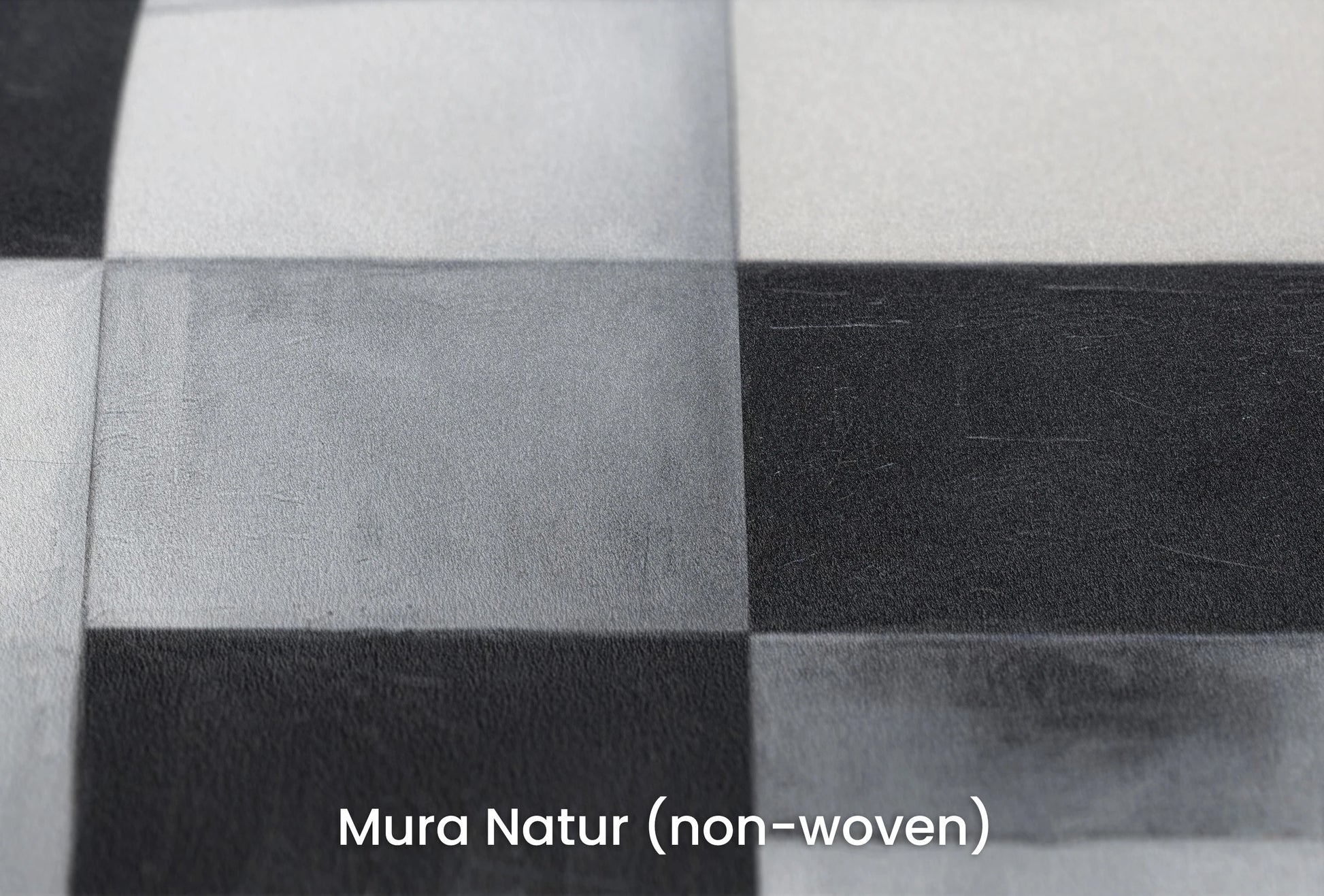Zbliżenie na artystyczną fototapetę o nazwie Monochrome Crescent Intersection na podłożu Mura Natur (non-woven) - naturalne i ekologiczne podłoże.