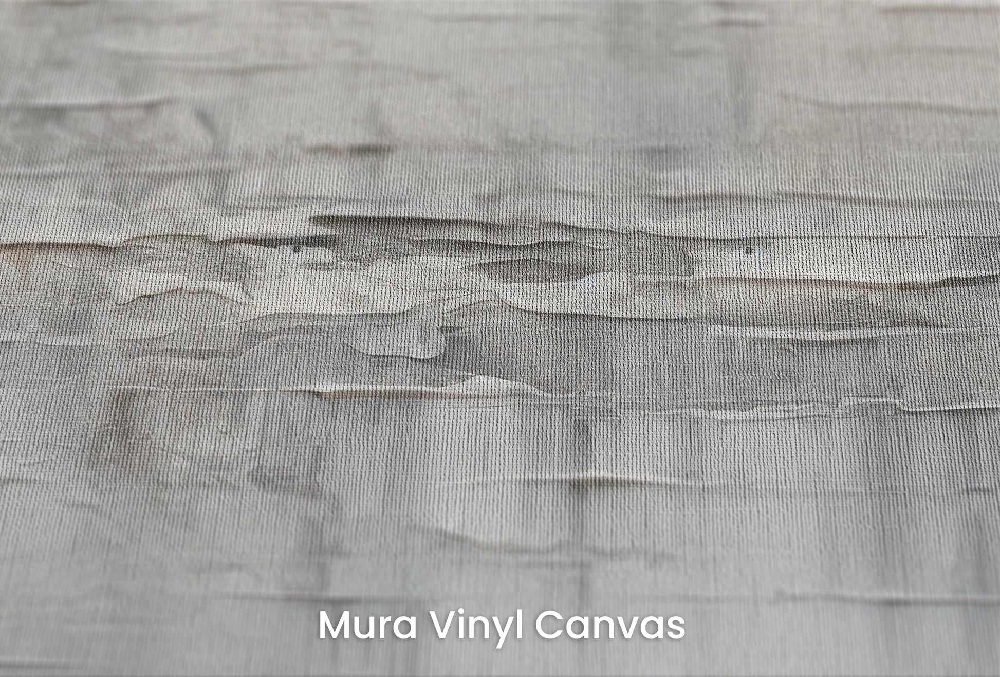 Zbliżenie na artystyczną fototapetę o nazwie Pallid Canvas na podłożu Mura Vinyl Canvas - faktura naturalnego płótna.