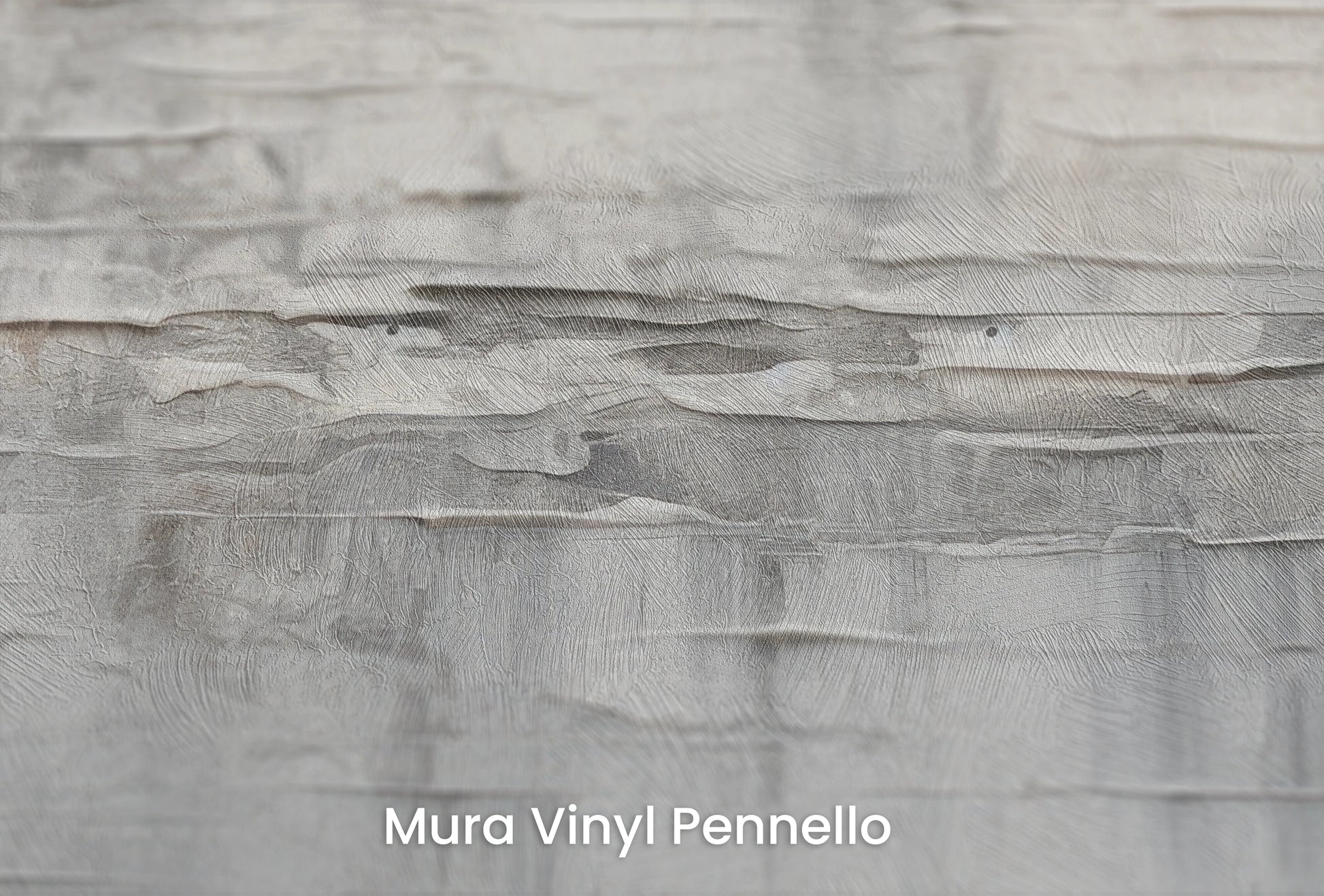 Zbliżenie na artystyczną fototapetę o nazwie Pallid Canvas na podłożu Mura Vinyl Pennello - faktura pociągnięć pędzla malarskiego.