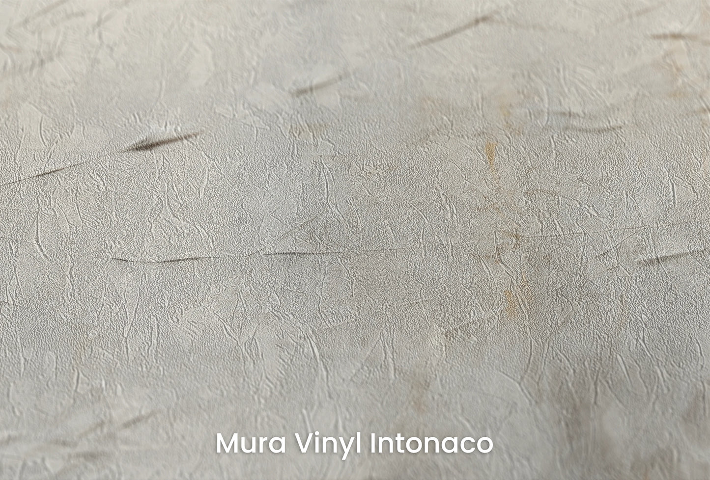 Zbliżenie na artystyczną fototapetę o nazwie Golden Threads na podłożu Mura Vinyl Intonaco - struktura tartego tynku.