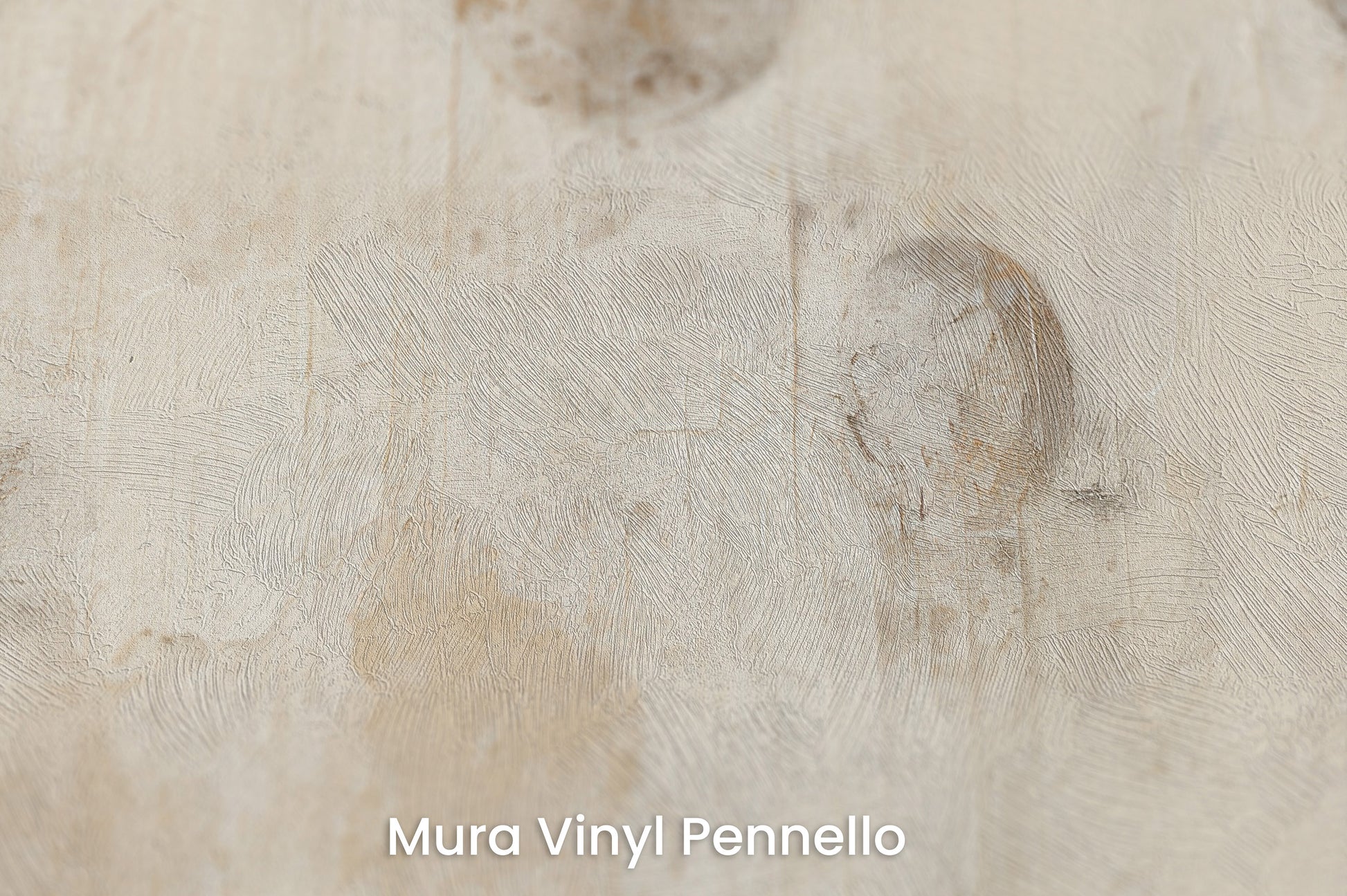 Zbliżenie na artystyczną fototapetę o nazwie VINTAGE PLANETARY MOTIFS na podłożu Mura Vinyl Pennello - faktura pociągnięć pędzla malarskiego.