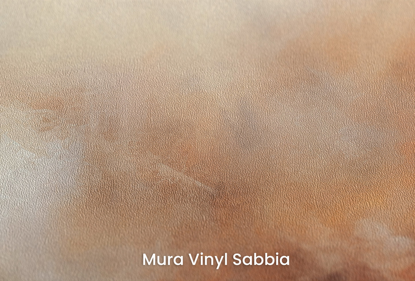 Zbliżenie na artystyczną fototapetę o nazwie DUSK RADIANCE ABSTRACT na podłożu Mura Vinyl Sabbia struktura grubego ziarna piasku.